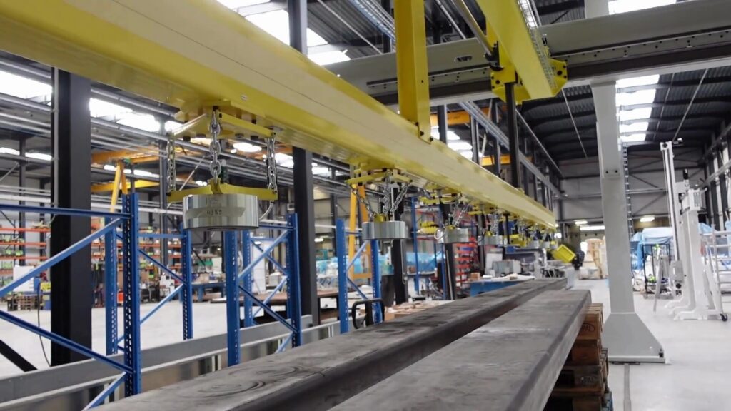 Gantry Staal Beams frame at 0m4s